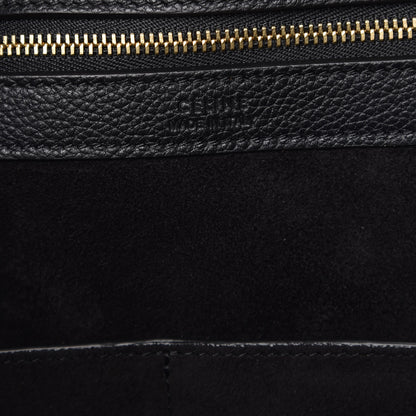 Celine Soft Grained Calfskin Medium Belt Cabas Phantom Black 6 of 9