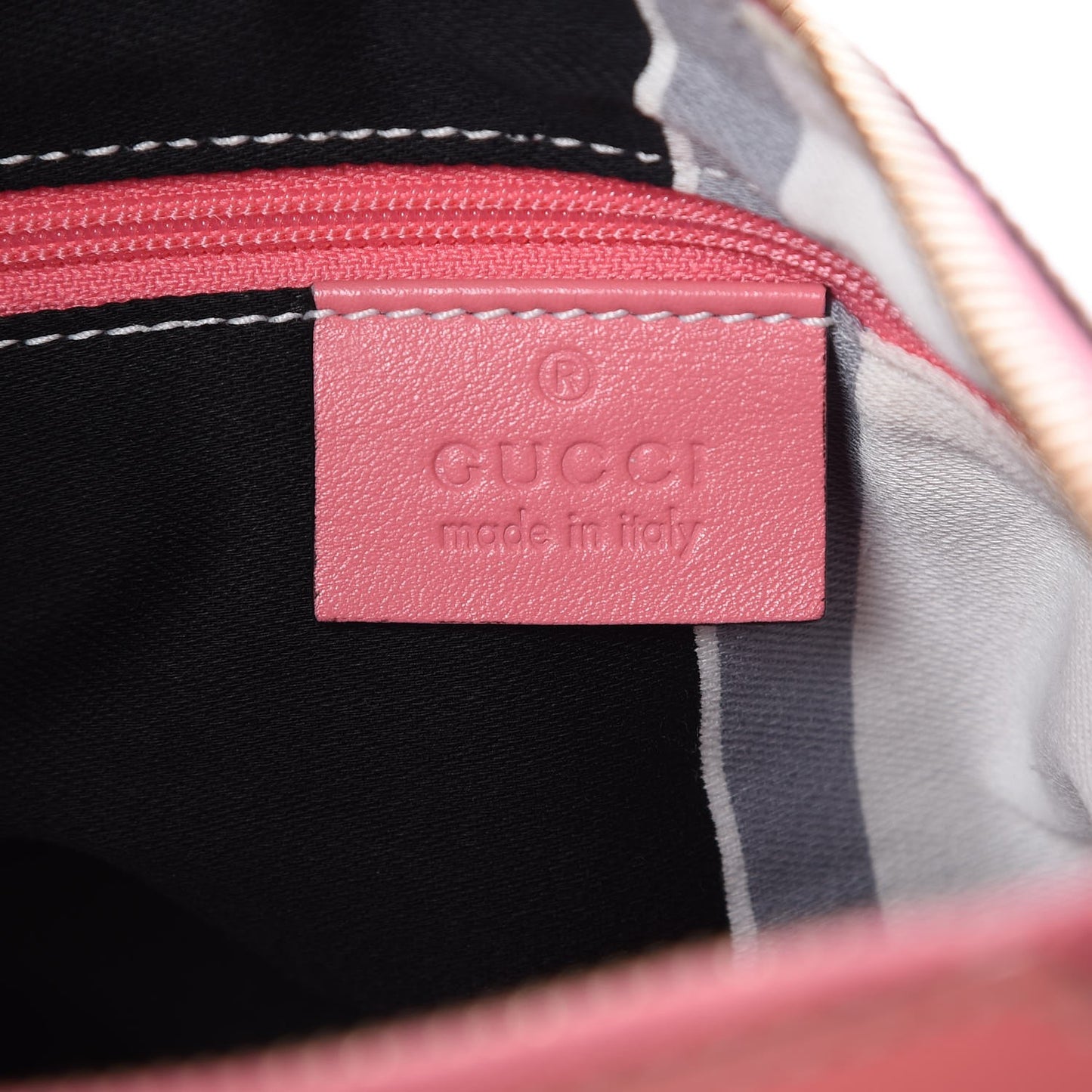 Patent Medium D Gold Hobo Bag Pink