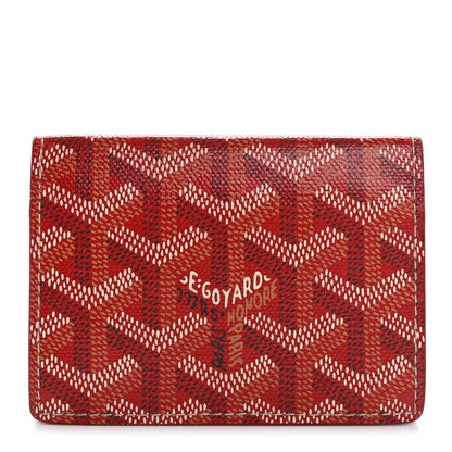 Goyard Goyardine Business Card Holder Red 1 of 13