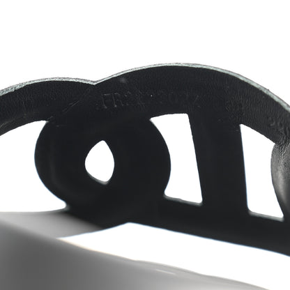 Hermes Nappa Extra Sandals 38 Black 9 of 9