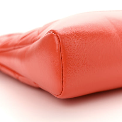 Chanel Shiny Lambskin Quilted Mini 31 Shopping Bag Orange 9 of 10