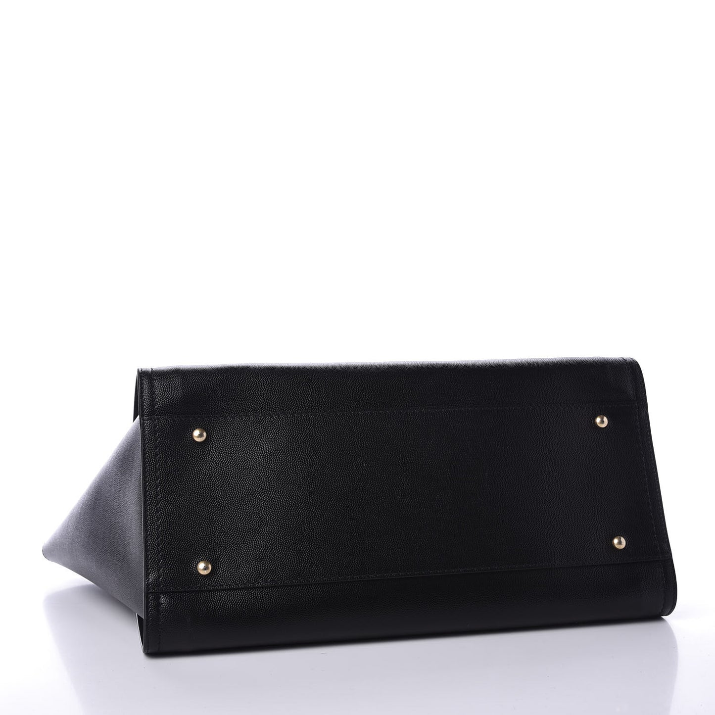 Caviar Medium Studded Deauville Tote Black