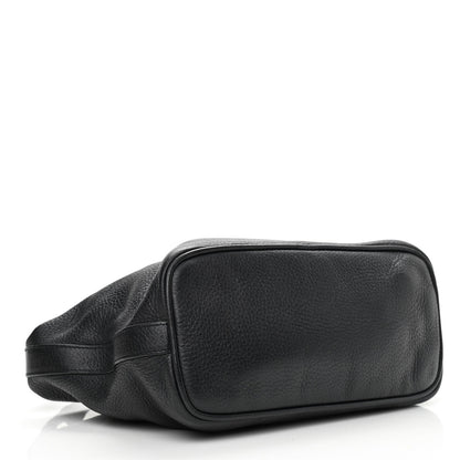 Bottega Veneta Cervo Deerskin Braided Shoulder Bag Black 4 of 9