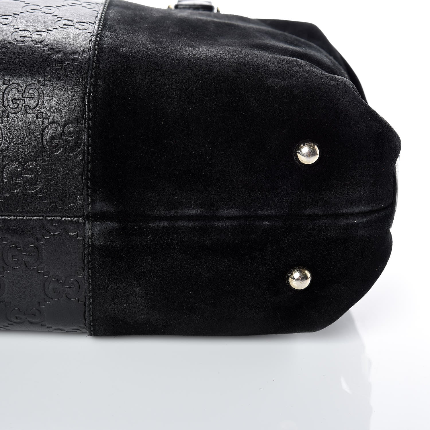 Gucci Suede Guccissima Small Boston Black 16 of 20