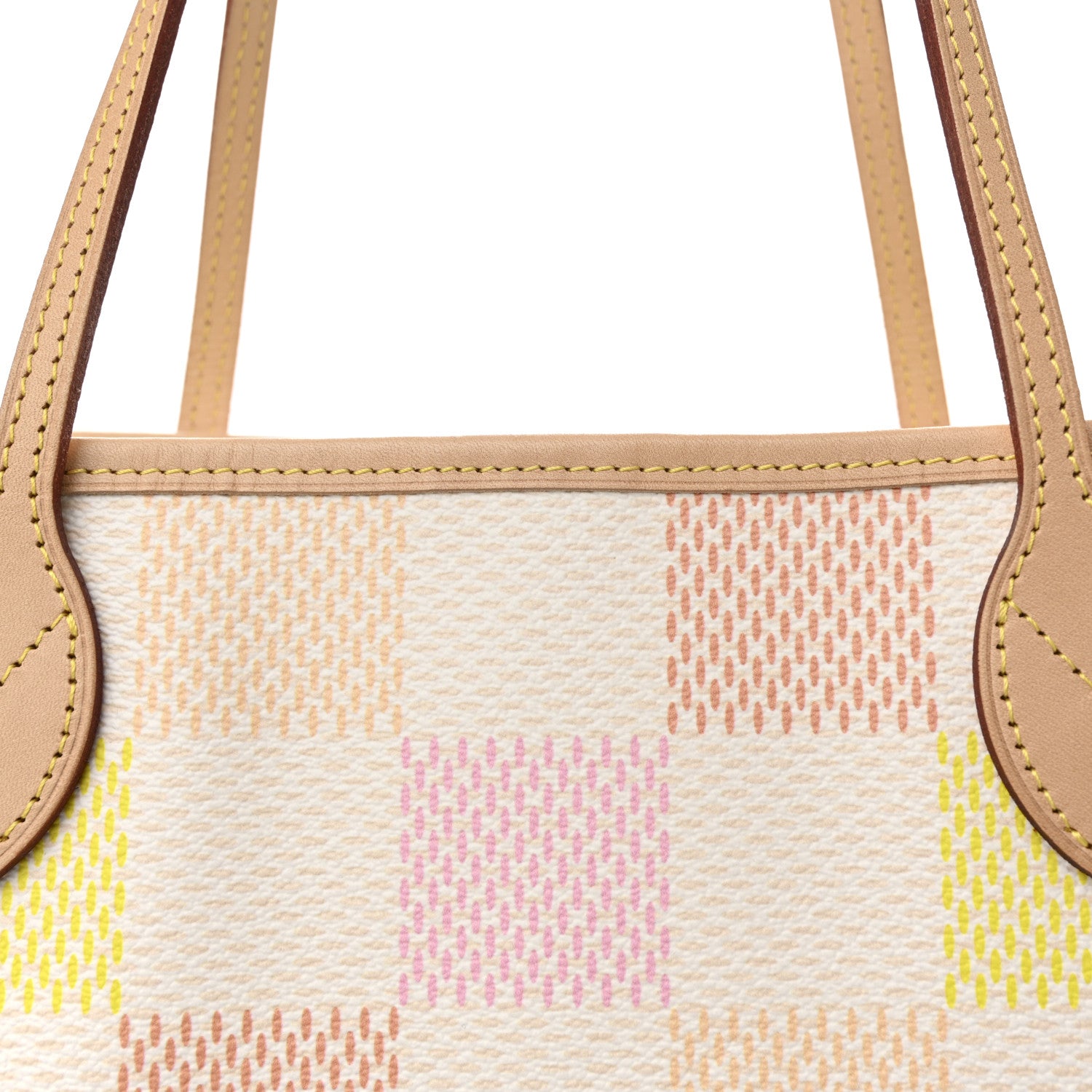 Louis Vuitton Damier Giant Neverfull MM Peach 8 of 10
