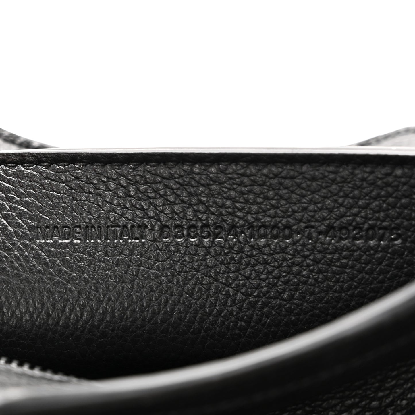 Grained Calfskin Neo Classic Black Hardware Mini City Black