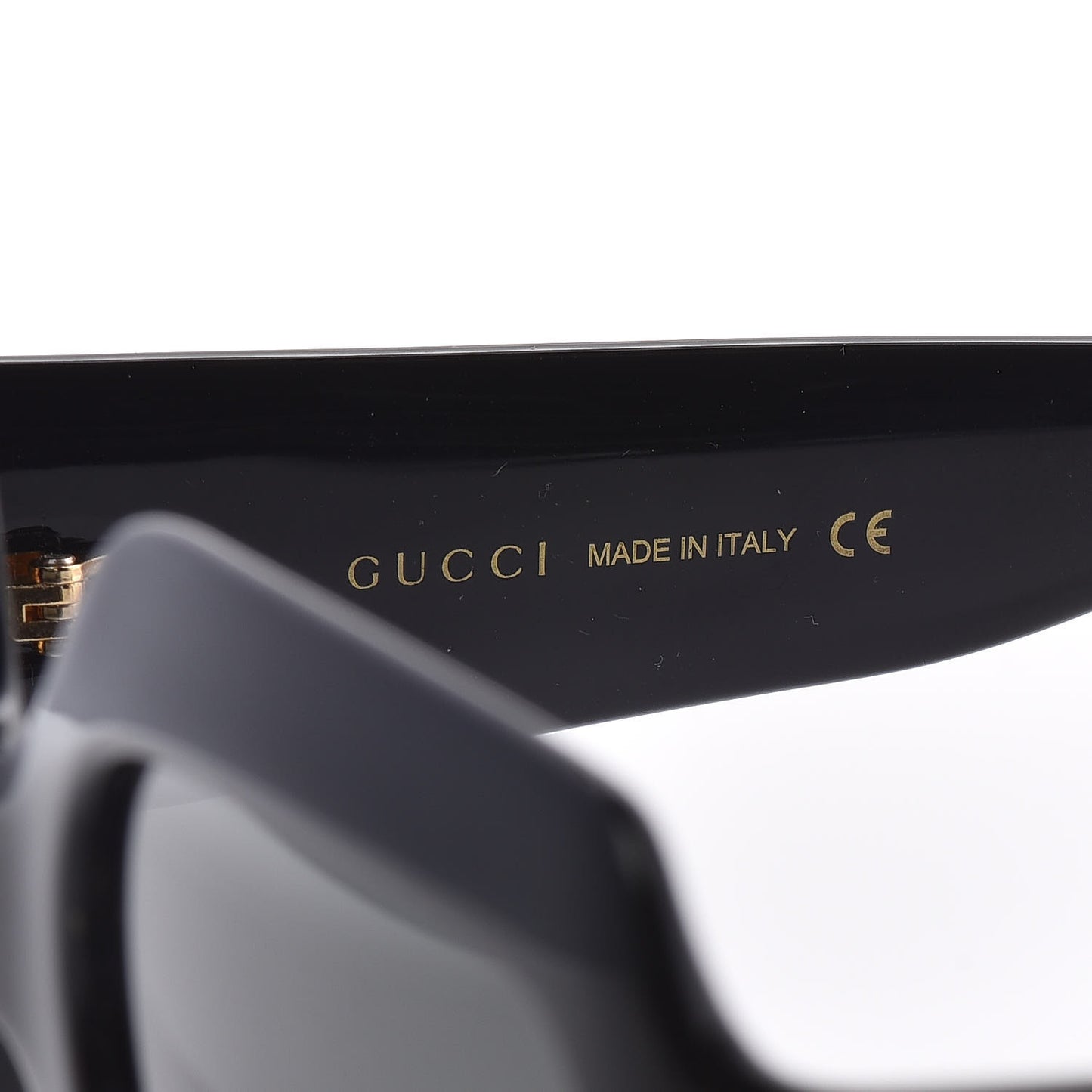 Acetate Square Frame Sunglasses GG0053S Black