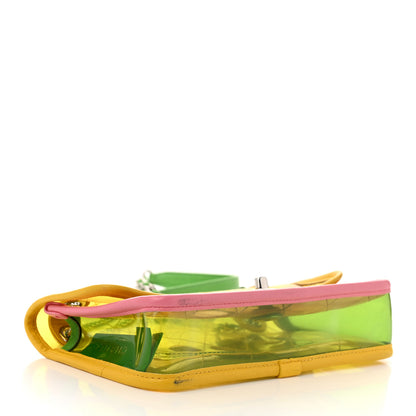 Chanel Lambskin PVC Quilted Mini Coco Splash Flap Yellow Green Pink 4 of 11
