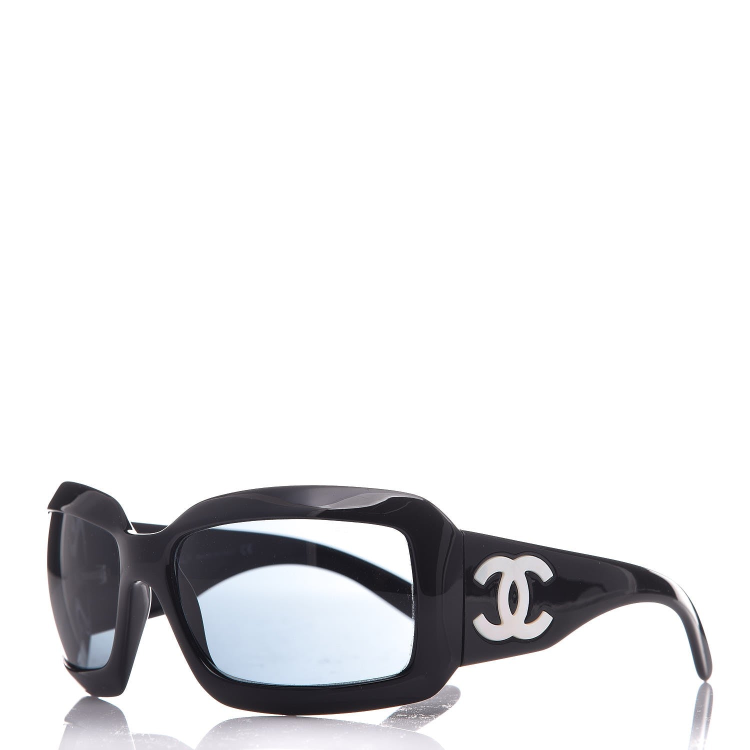 Chanel Mother of Pearl CC Sunglasses 5076-H Black 1 of 2