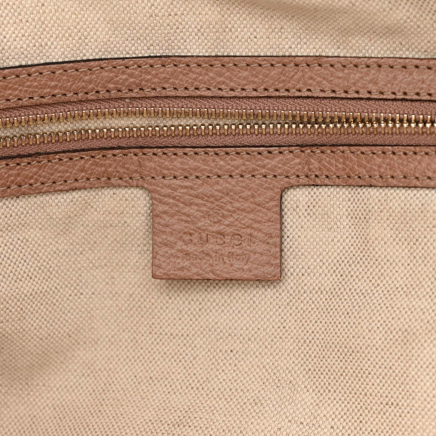 Gucci Monogram Large Bree Foldover Tote Beige Soft Pink 6 of 14