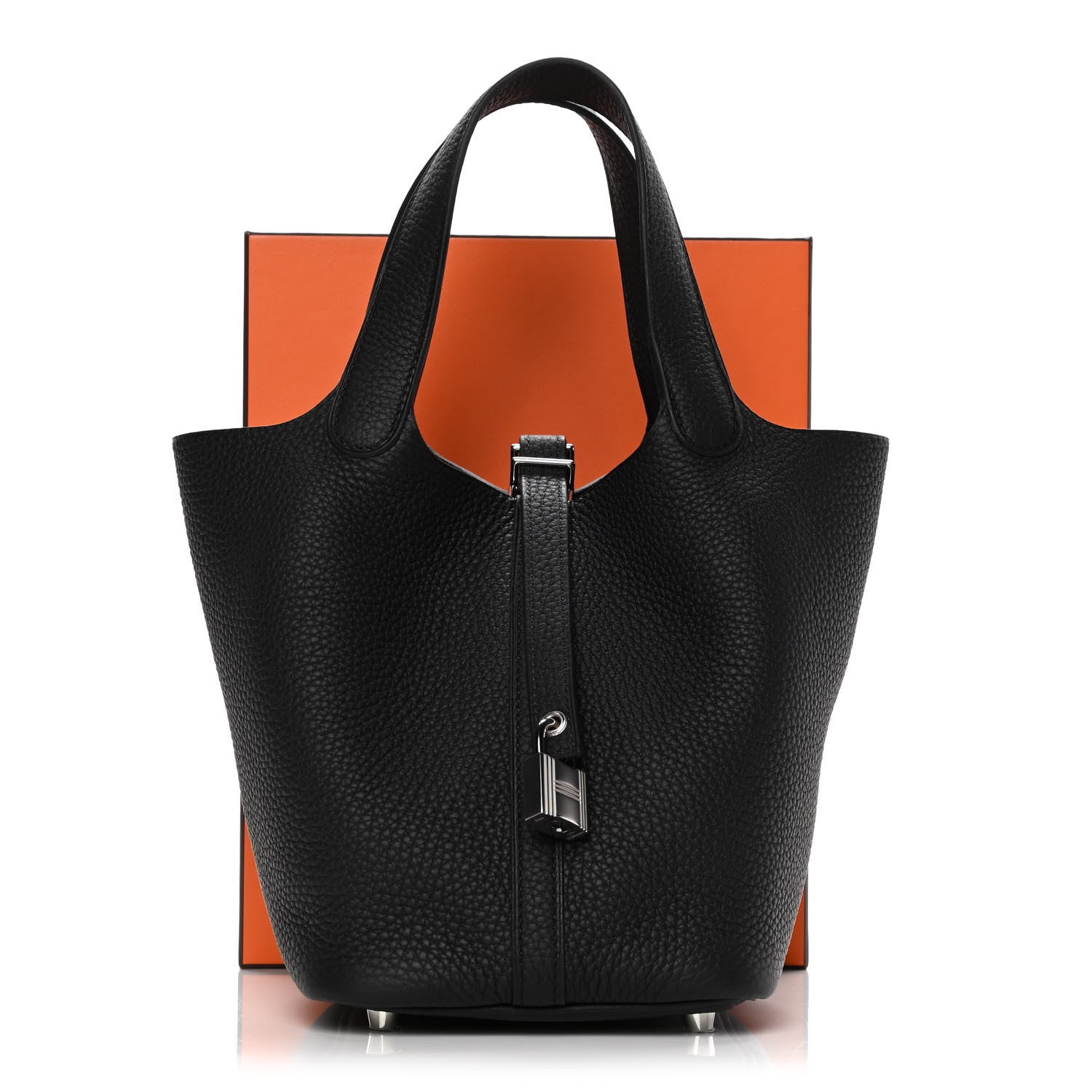 Hermes Taurillon Clemence Picotin Lock 18 PM Black 8 of 8