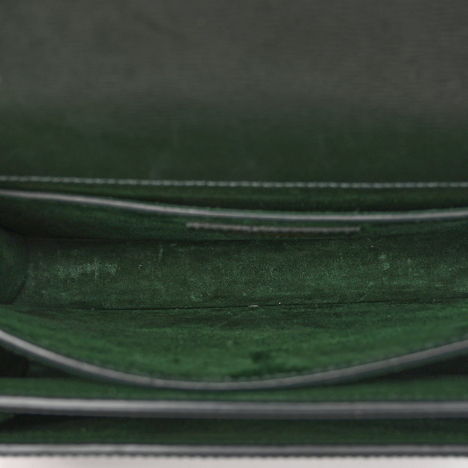 Saint Laurent Calfskin Medium Monogram Sunset New Vert Fonce 5 of 9