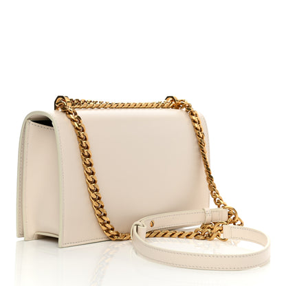 Alexander McQueen Calfskin Jeweled Satchel Ivory 3 of 9