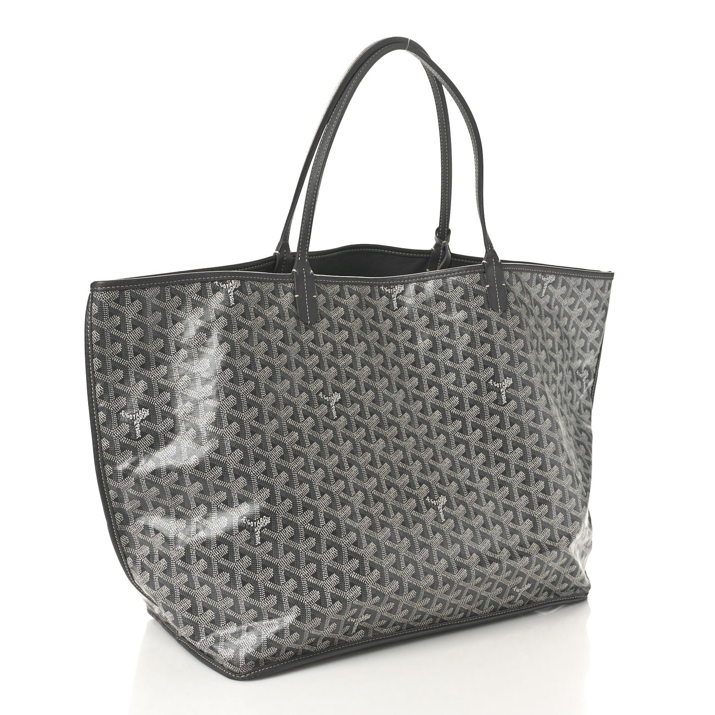 Goyardine Reversible Anjou GM Grey