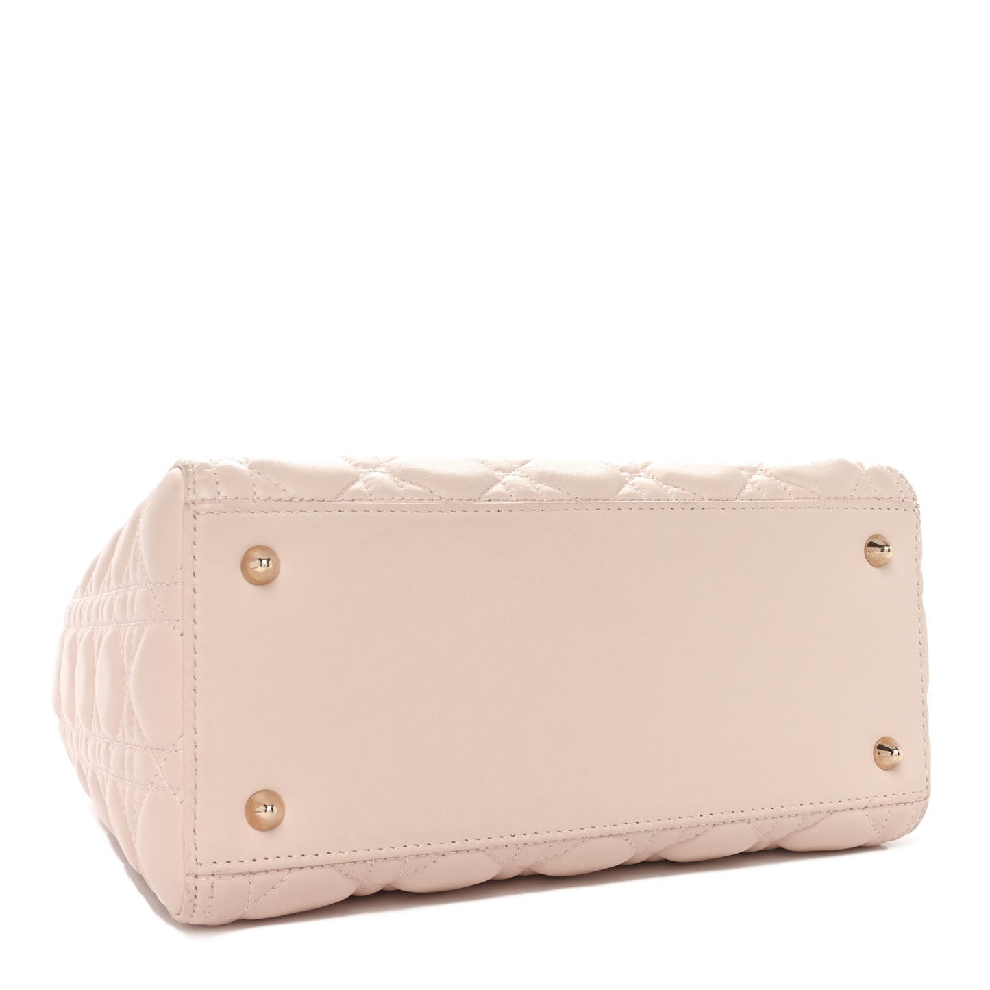 Lambskin Cannage Medium Lady Dior Light Pink