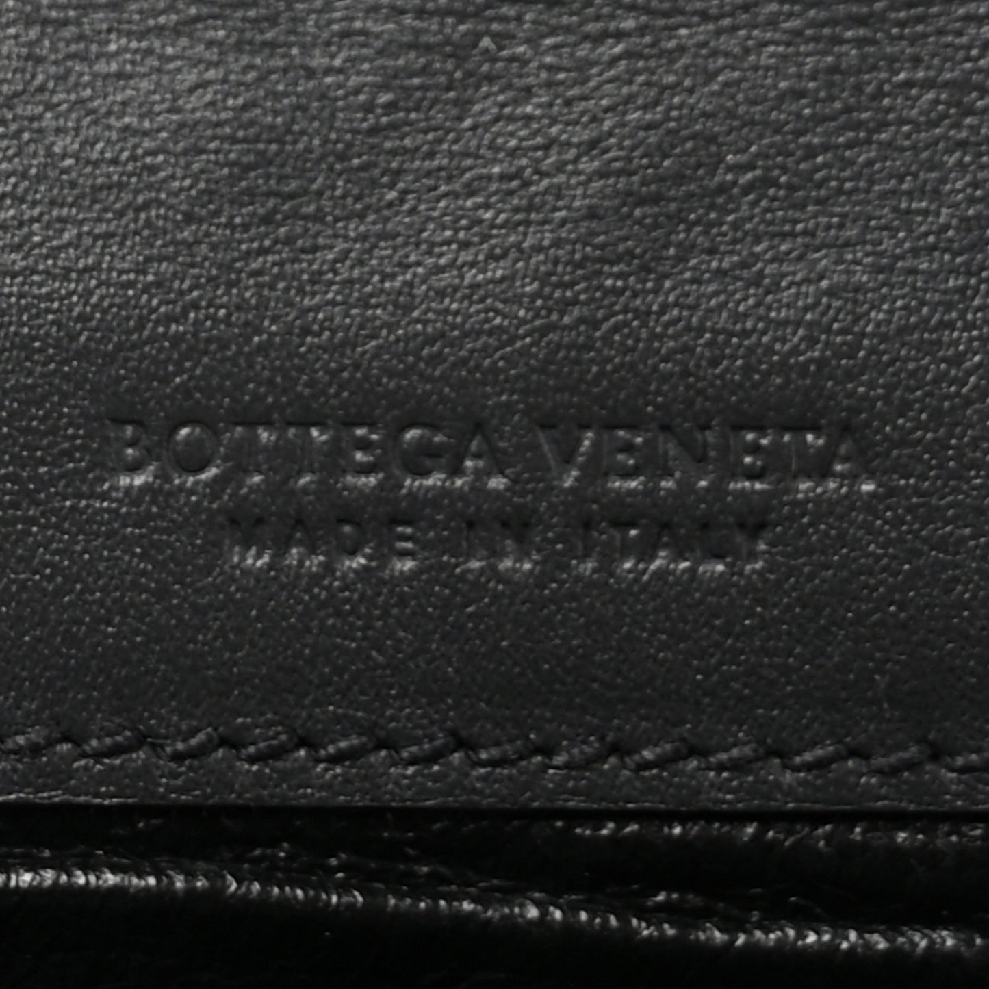 Nappa Intrecciato Long Wallet Black