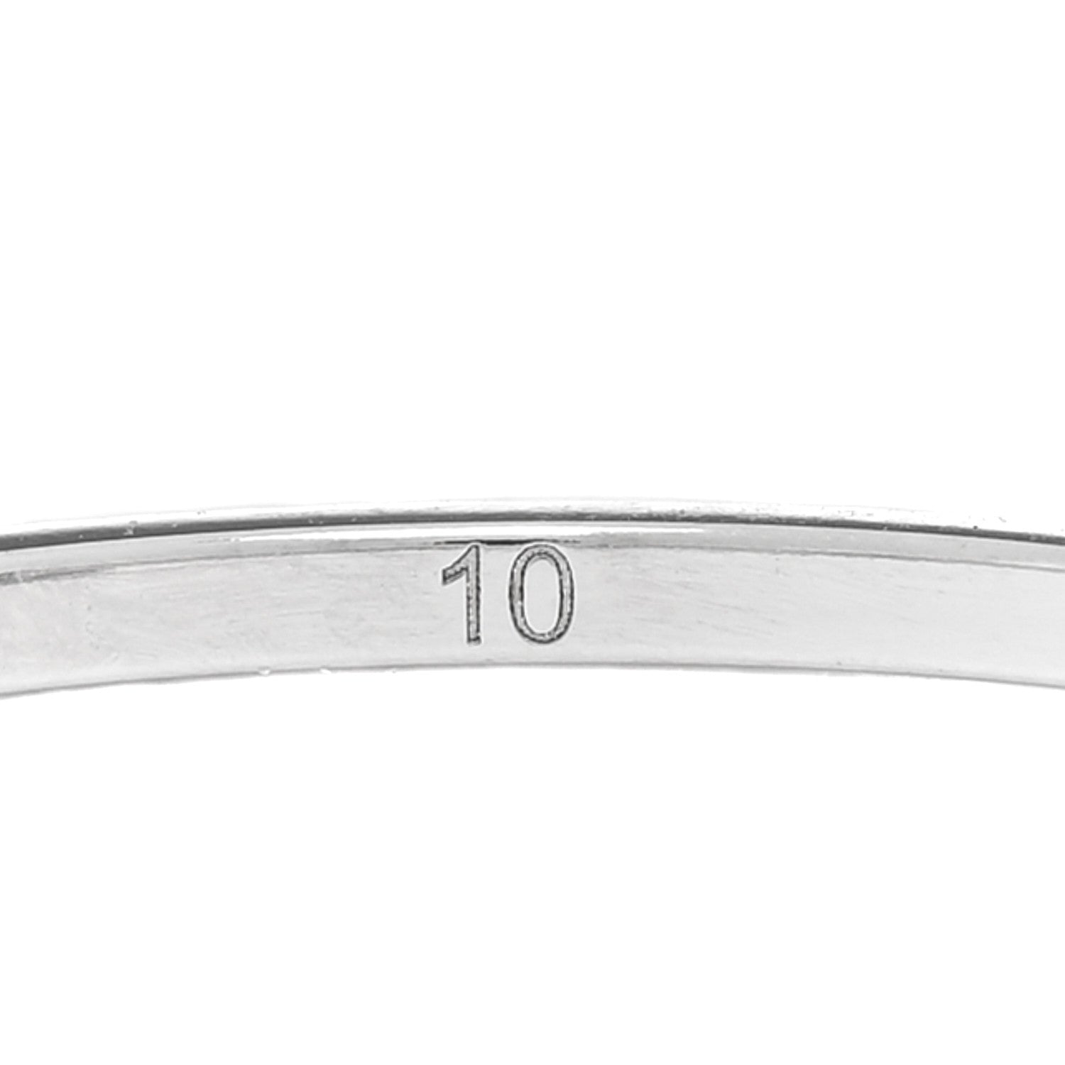 Gucci 18K White Gold Running G Charm Ring 49 4.75 6 of 6