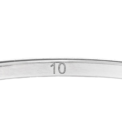 Gucci 18K White Gold Running G Charm Ring 49 4.75 6 of 6