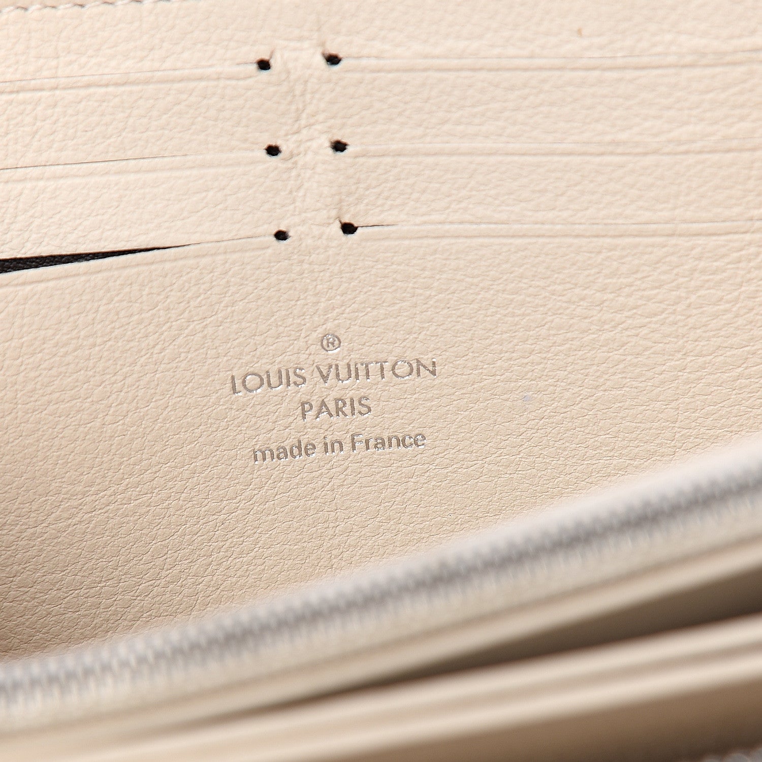 Louis Vuitton Mahina Zippy Wallet Ivory 5 of 6