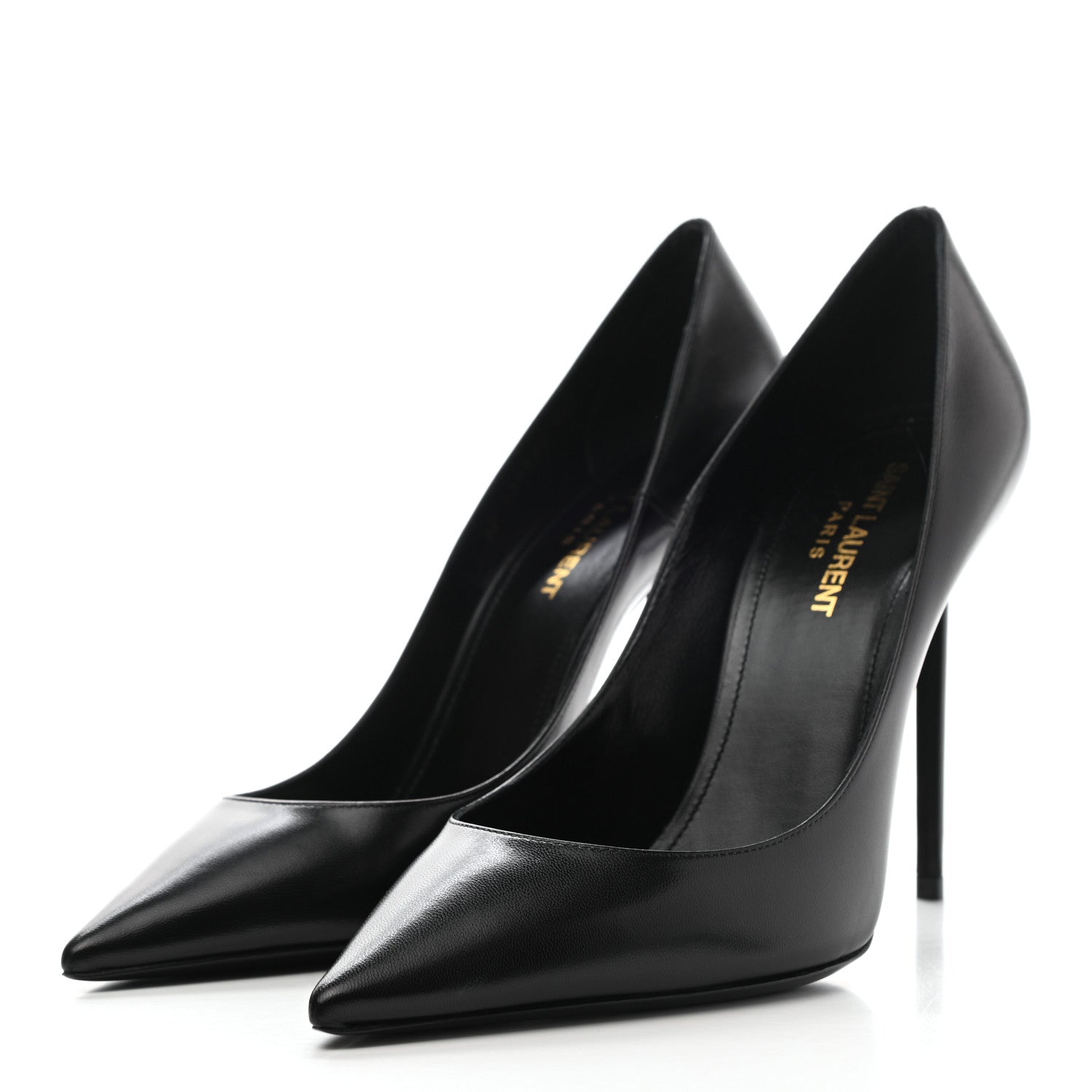 Saint Laurent Calfskin Zoe 105 Pumps 39 Black 3 of 11