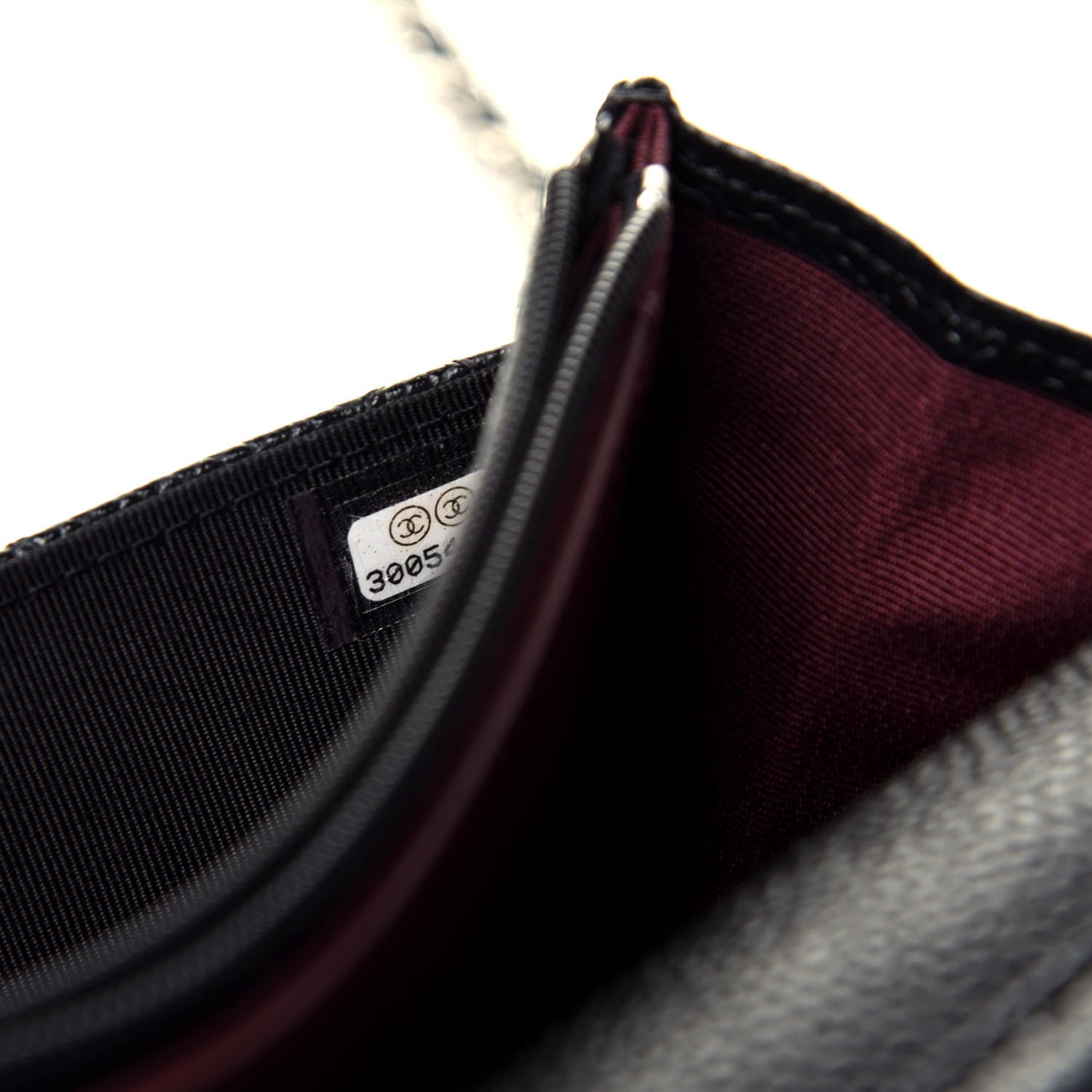 Chanel Caviar Quilted Wallet On Chain WOC Black 7 of 9
