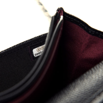 Chanel Caviar Quilted Wallet On Chain WOC Black 7 of 9