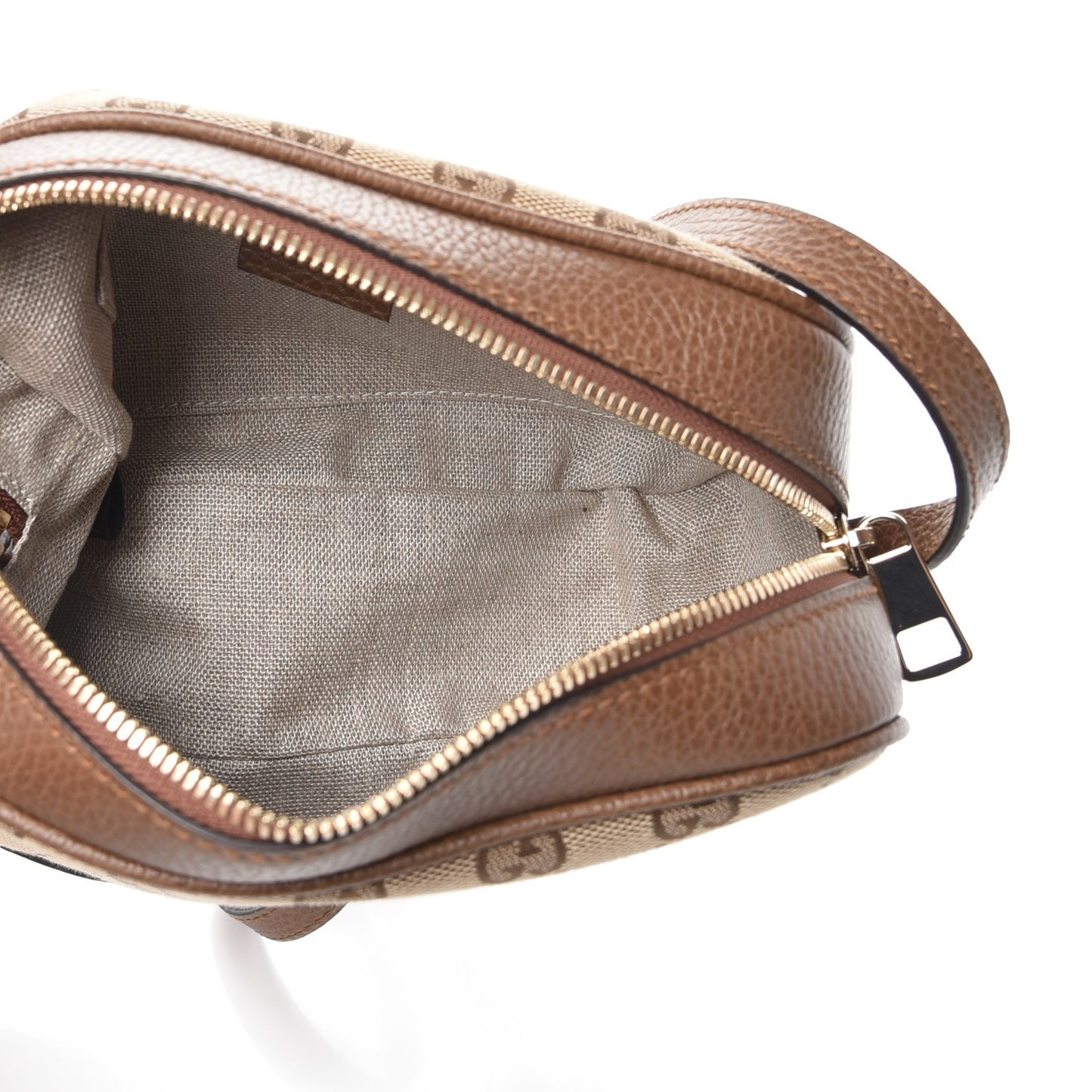 Monogram Mini Bree Messenger Bag Beige Tabacco
