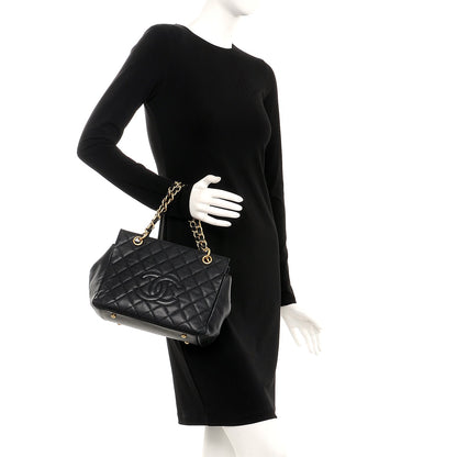 Chanel Caviar Quilted Petit Timeless Tote PTT Black 2 of 7