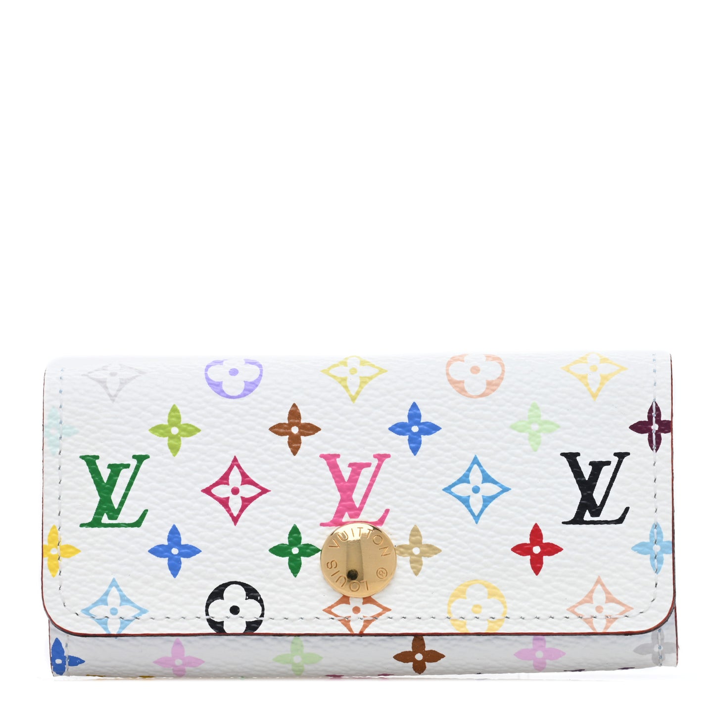 Monogram Multicolor Multicles 4 Key Holder White Raisin