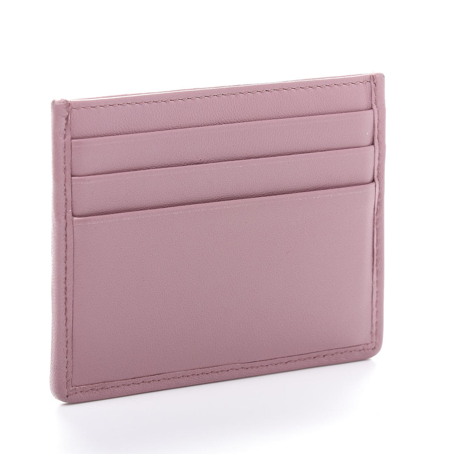 Nappa Impunture Logo Card Holder Petalo
