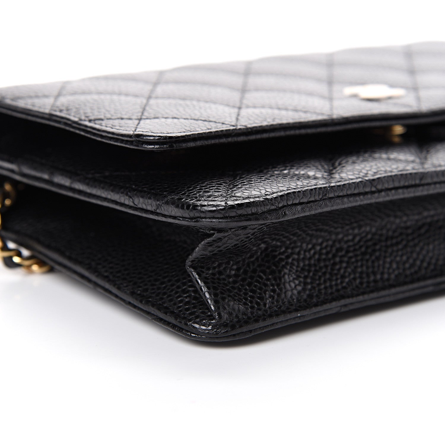Chanel Caviar Quilted Wallet On Chain WOC Black 9 of 11