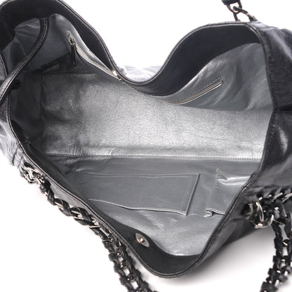 Chanel Glazed Caviar East West Modern Chain Tote Black 5 of 10