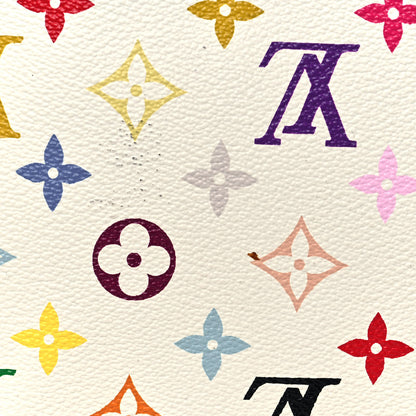 Louis Vuitton Monogram Multicolor Speedy 30 White 14 of 15