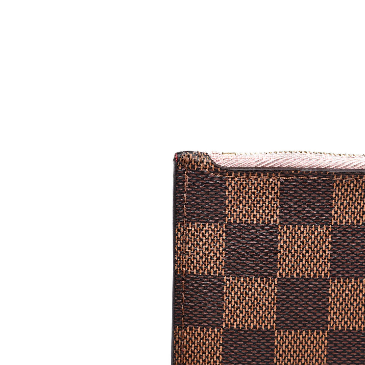 Damier Ebene Neverfull MM GM Pochette Rose Ballerine