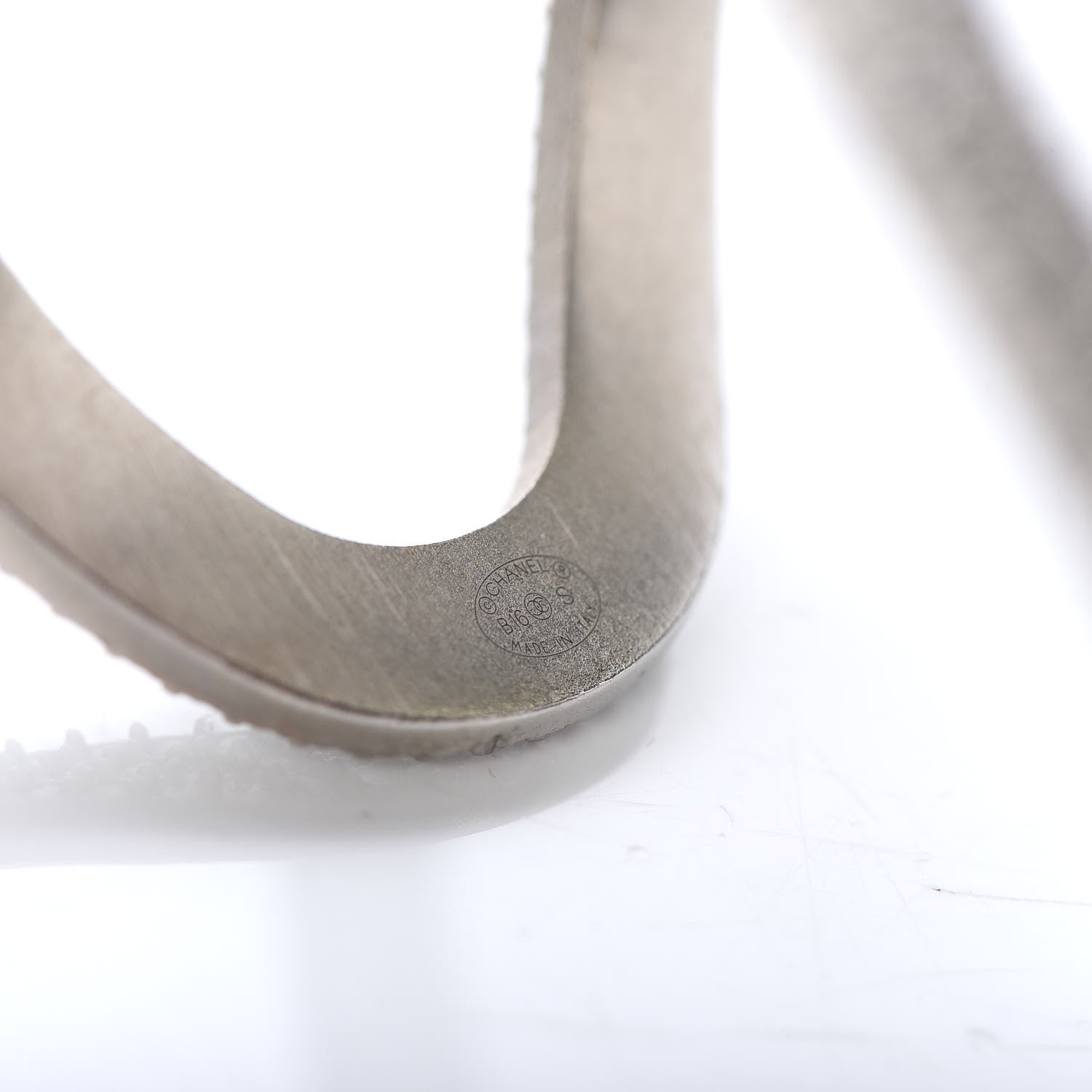 Chanel Crystal CC Cuff Silver 4 of 6