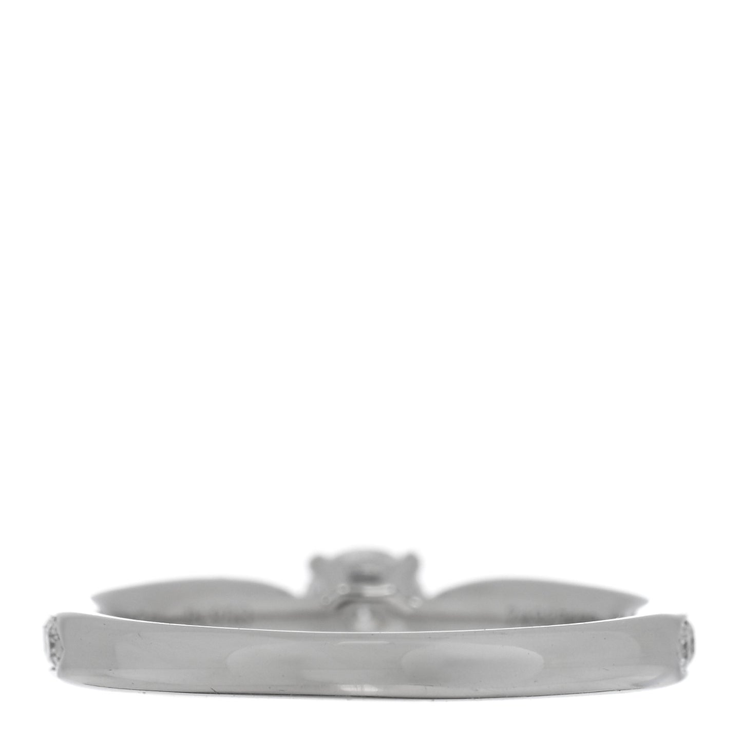 Platinum Diamond .21ct Round Brilliant Harmony Engagement Ring 48 4.5