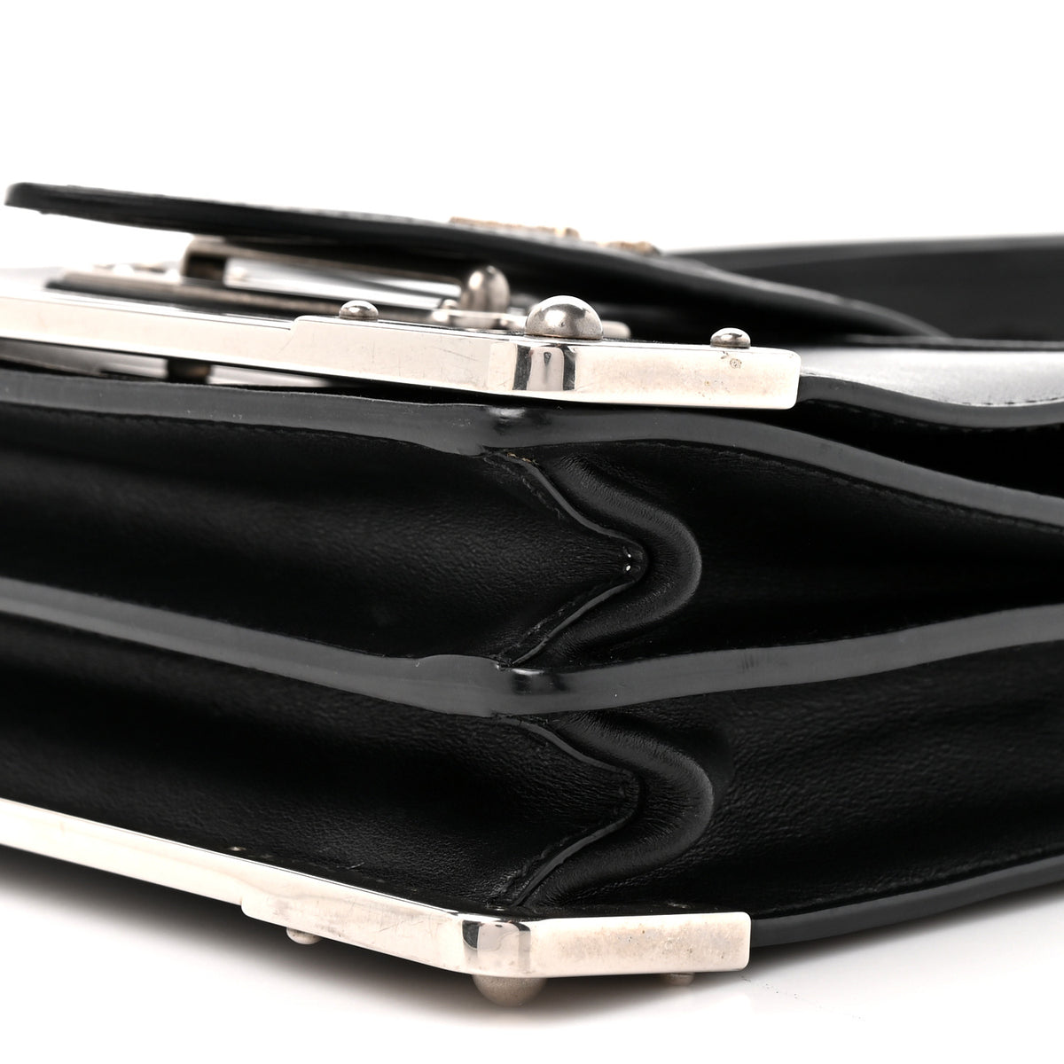 Prada City Calf Saffiano Cahier Bag Black 8 of 12