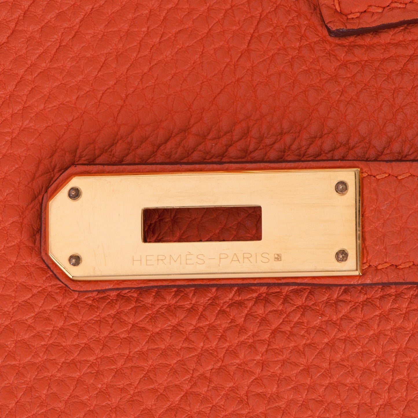 Togo Birkin 35 Orange