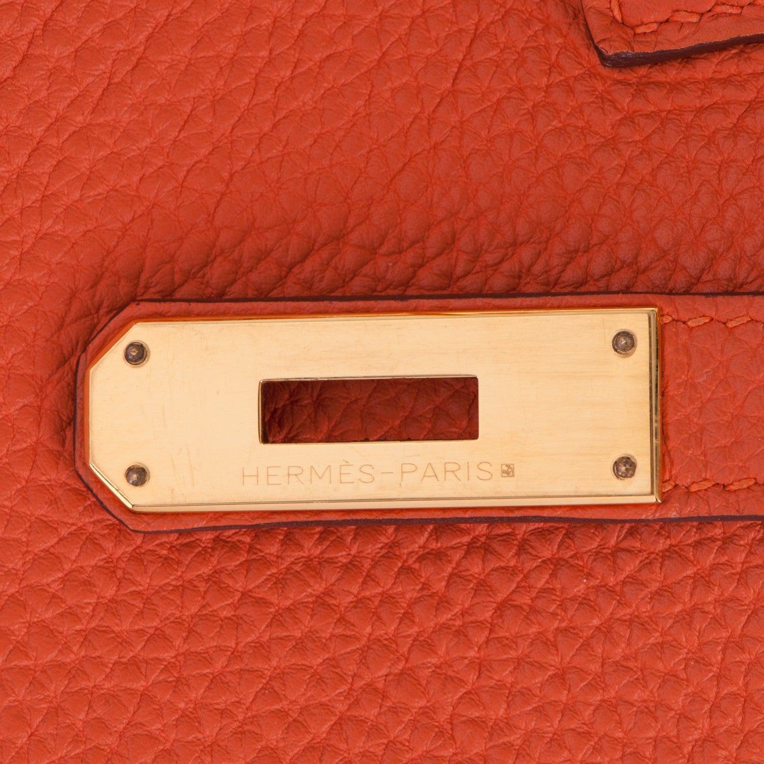 Hermes Togo Birkin 35 Orange 8 of 26