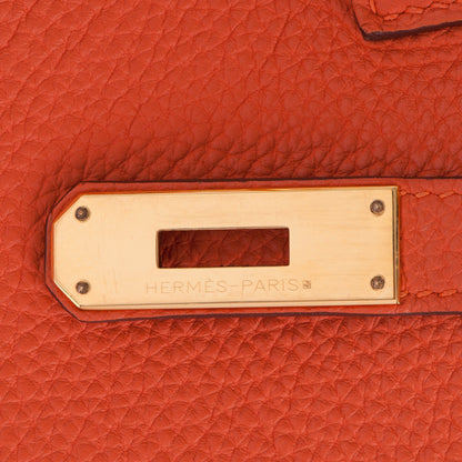 Hermes Togo Birkin 35 Orange 8 of 26