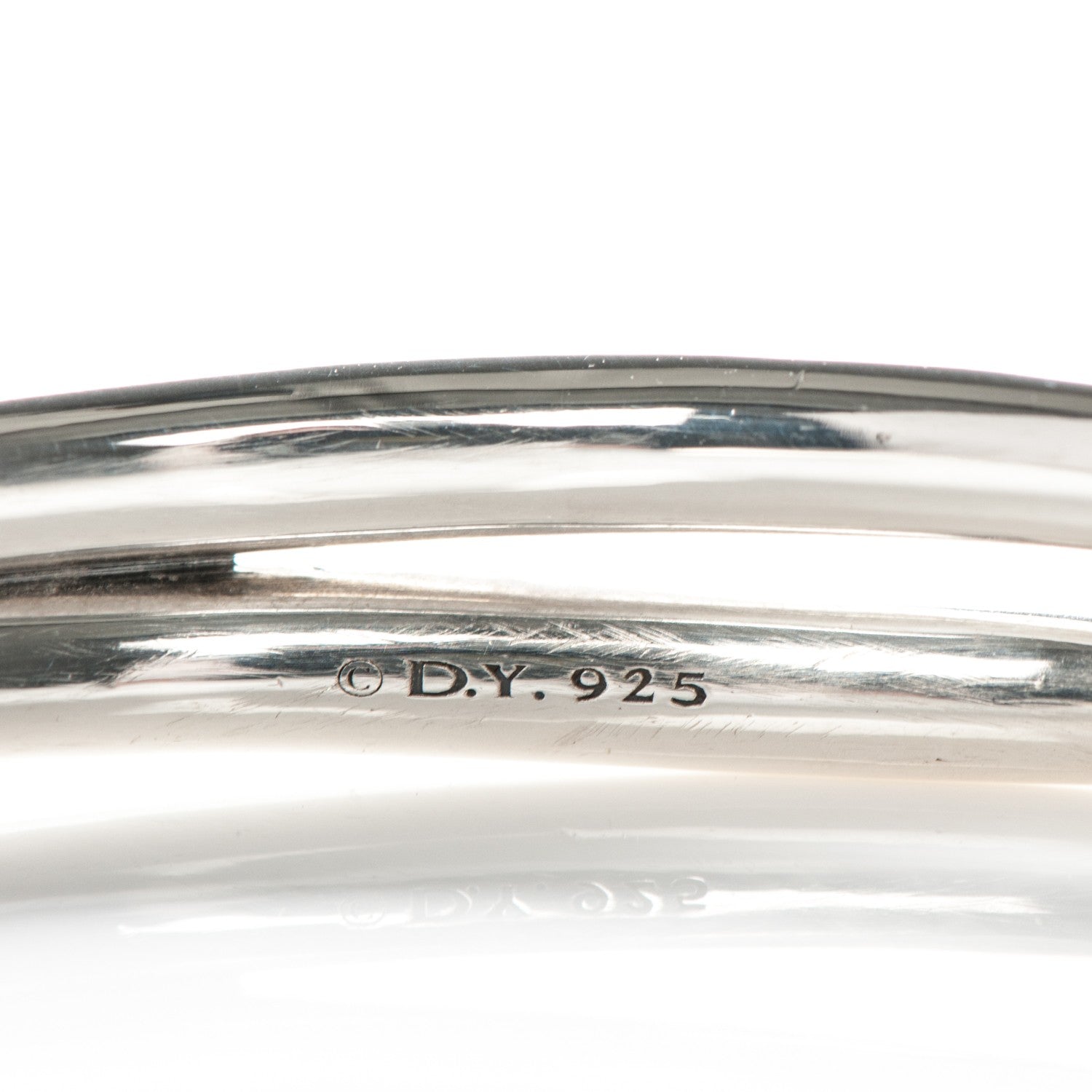 David Yurman Sterling Silver 10mm Single Loop Labyrinth Bracelet 5 of 5