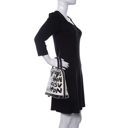 Louis Vuitton Graffiti Alma MM Black 2 of 10
