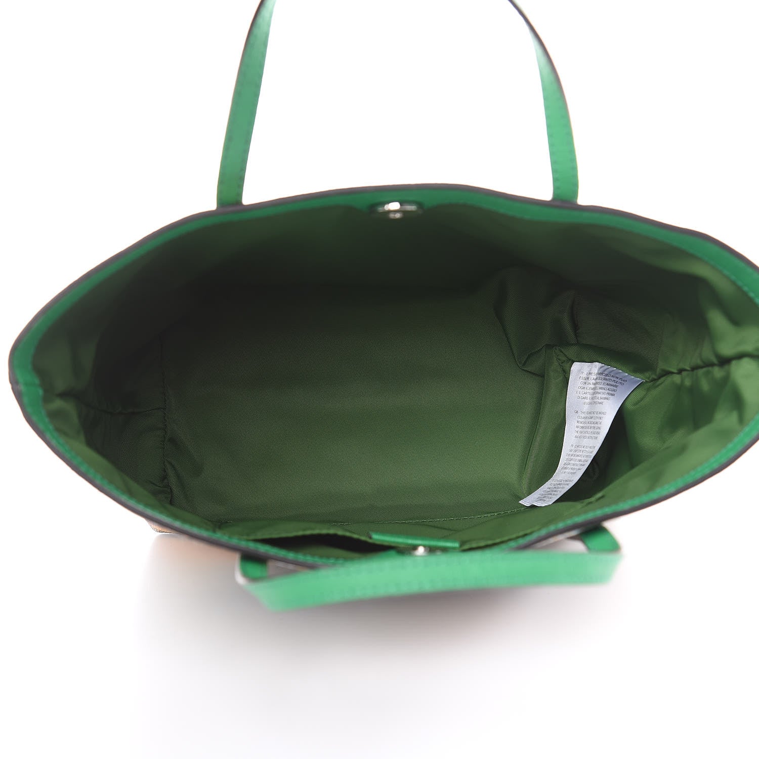 Gucci GG Supreme Monogram Kids Tiger Print Tote Green 5 of 9