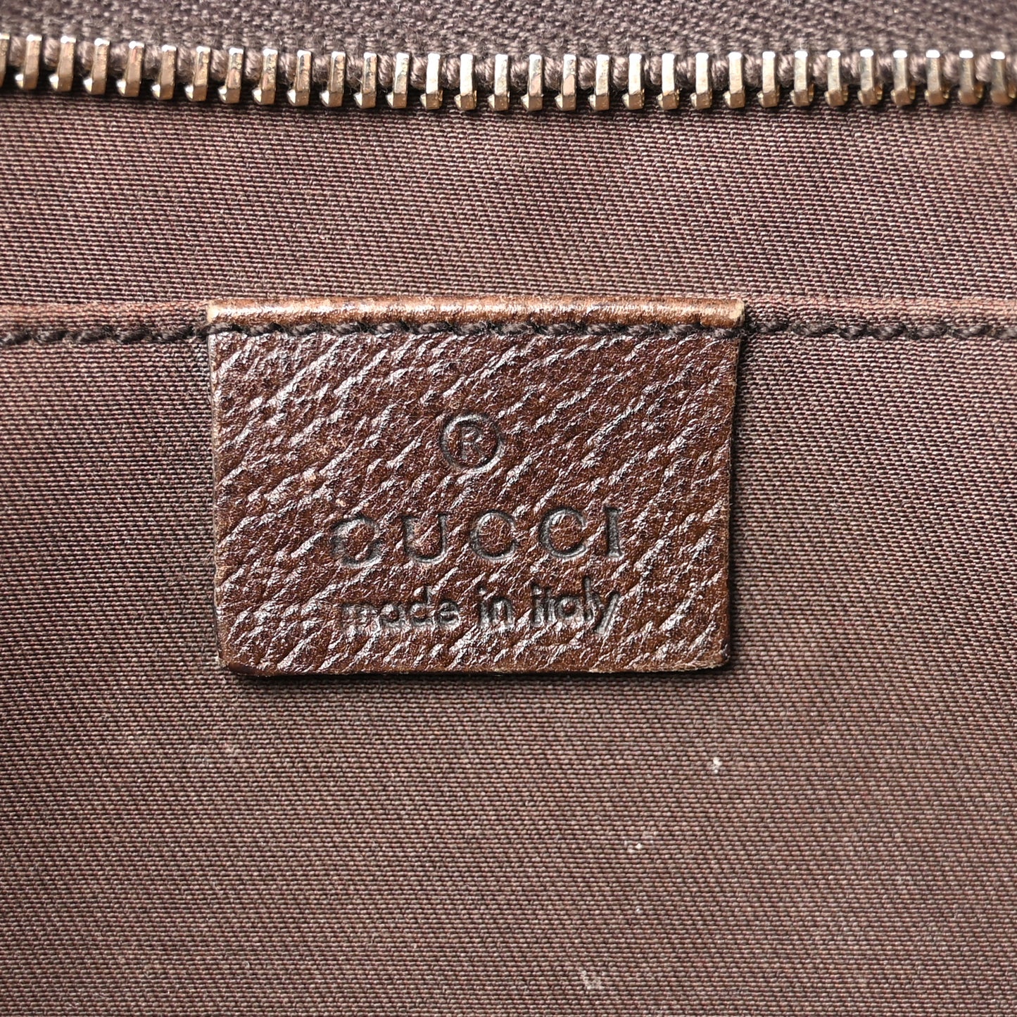 Monogram D Ring Abbey Pochette Brown