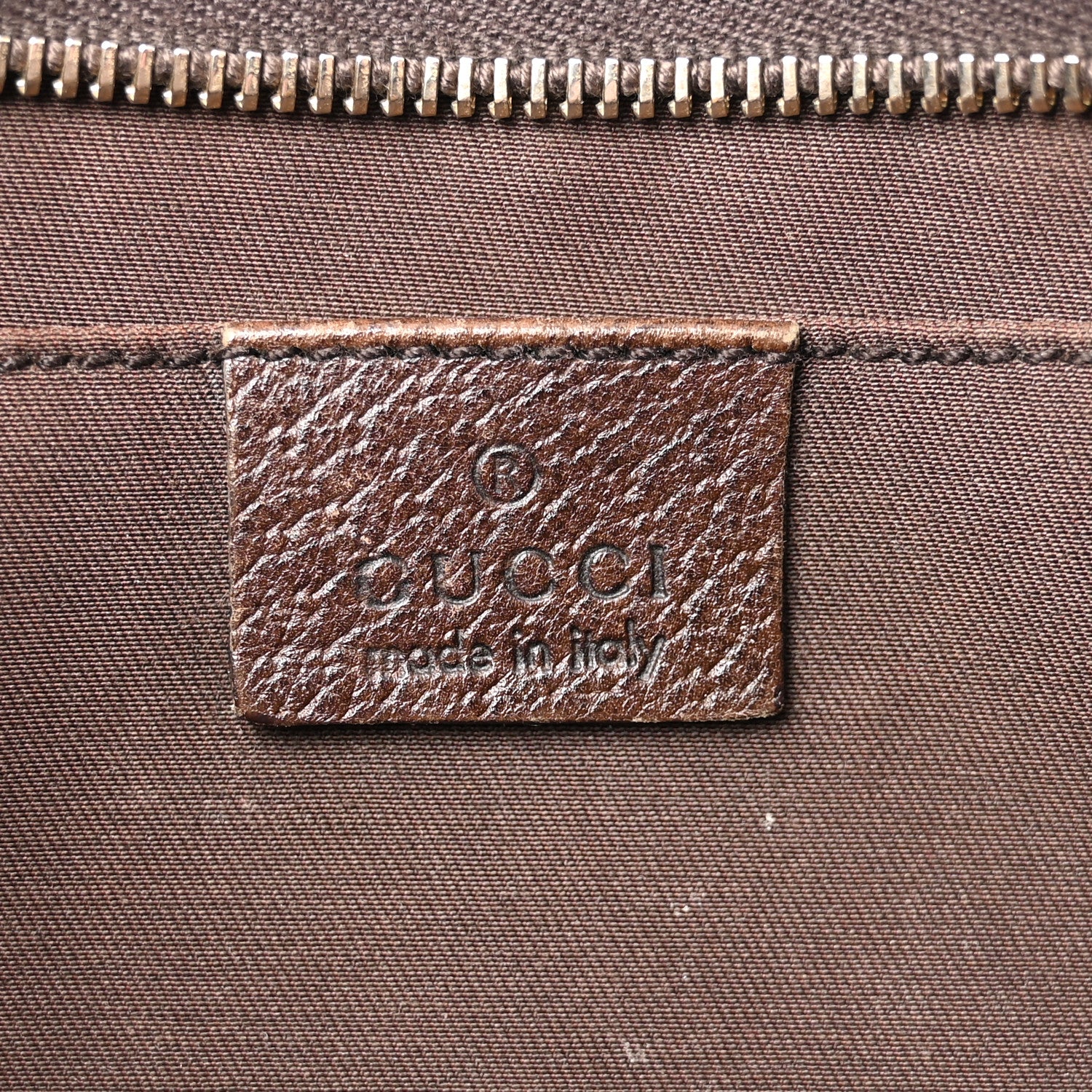 Gucci Monogram D Ring Abbey Pochette Brown 6 of 15