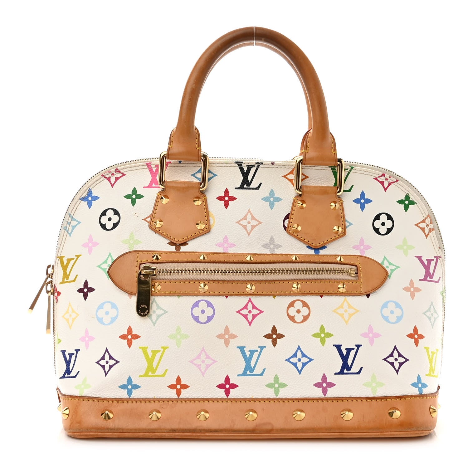 Louis Vuitton Monogram Multicolor Alma White 1 of 11