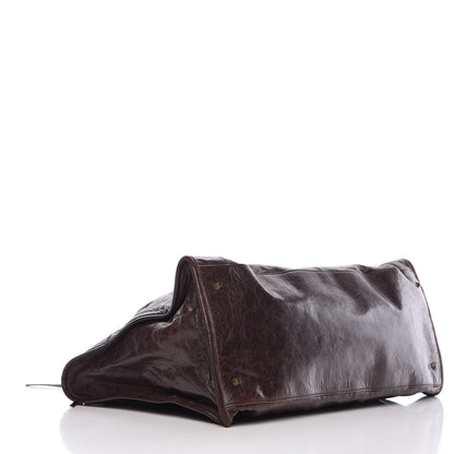Balenciaga Agneau Classic Hardware Work Chocolate 4 of 8