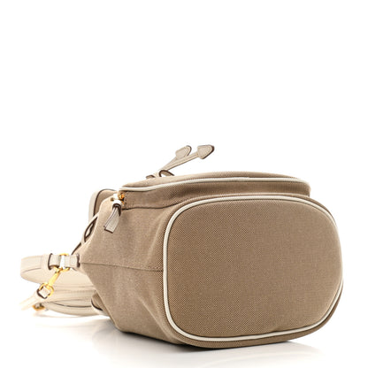 Prada Jacquard Logo Mini Bucket Crossbody Bag Corda Talco 4 of 11