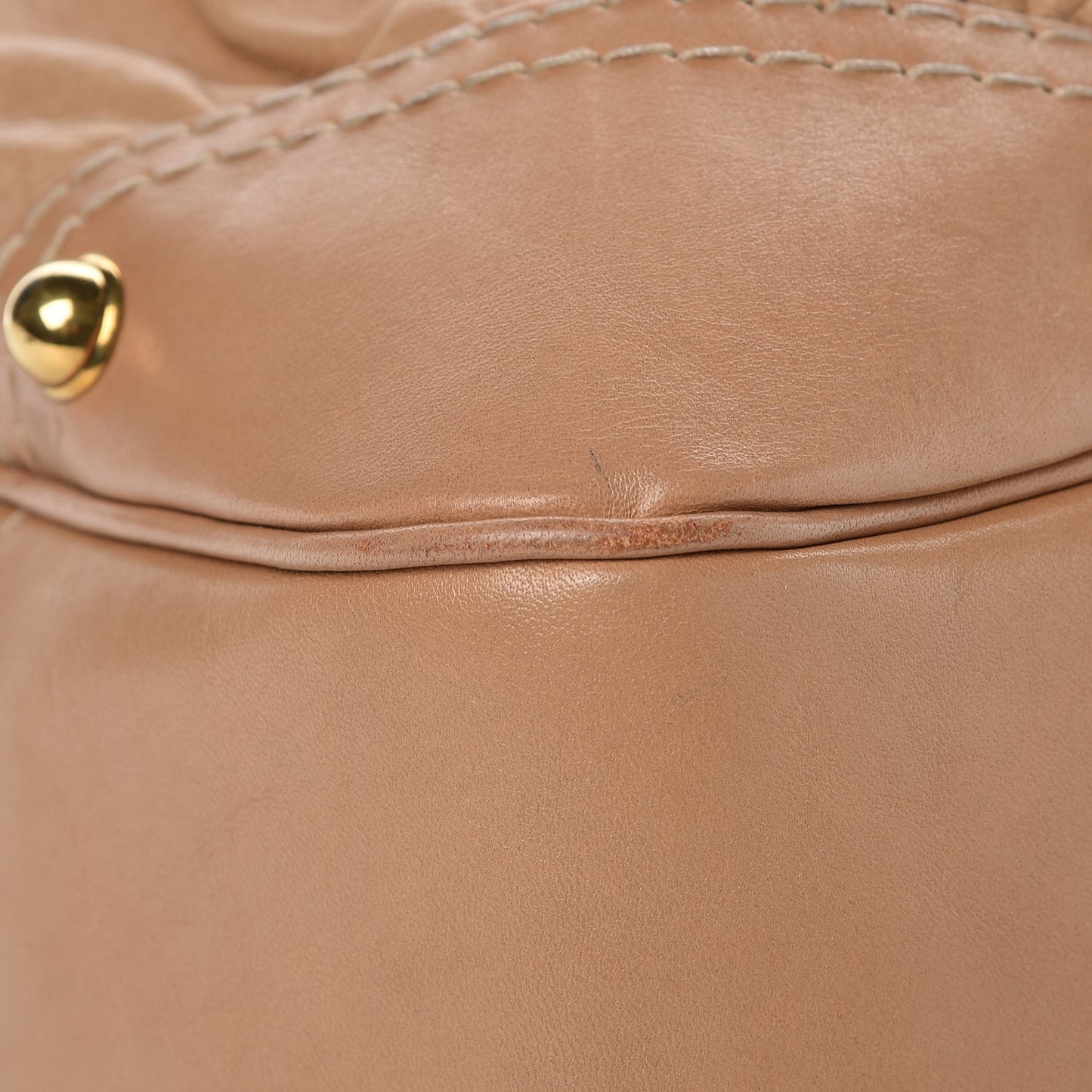 Calfskin Large Jockey Hobo Tan