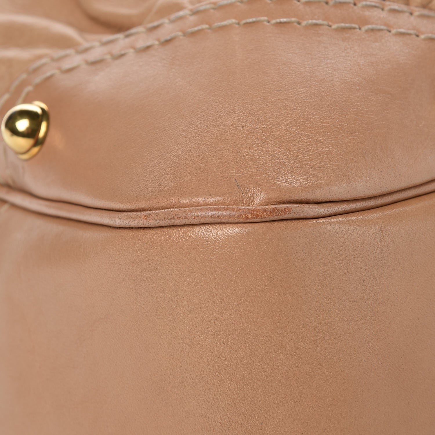 Gucci Calfskin Large Jockey Hobo Tan 12 of 19